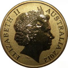 1 Dollar - Elizabeth II 4th Portrait - Zoo Series - Asian Elephant