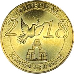Monnaie de Paris Tourist Token - Thiepval Somme . France - 2018