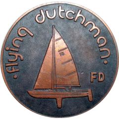 Medal - Olympic Games 1980 Moscow Tallinn 80 - Flying Dutchman, Estonia