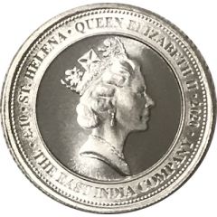 10 Pence - Elizabeth II Spade Guinea shield, 1/10 oz silver