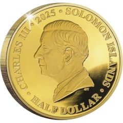 1/2 Dollar - Charles III Lunar Module