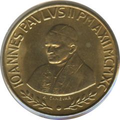 20 Lire - Ioannes Paulus II Catholic and Orthodox Churches