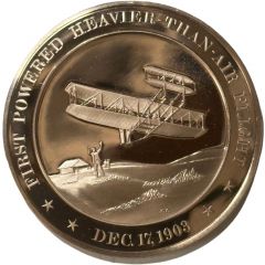 Medal - History of the United States First Powered Heavier Than Air Flight