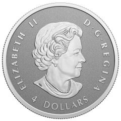 4 Dollars In the name of Elizabeth II, SML fractionnal set, 1 oz