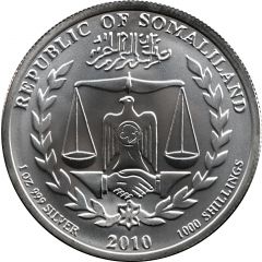1000 Shillings Year of the Tiger