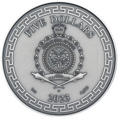 5 Dollars - Charles III Chinese Qing Dynasty