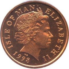 2 Pence - Elizabeth II Bicyclists
