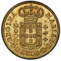 2000 Réis - Maria I Rio de Janeiro Mint