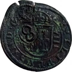 8 Maravedis - Felipe IV countermark