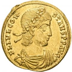 Solidus - Constans I VICTORIA DD NN AVGG, Thessalonica