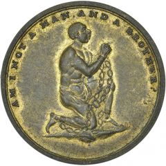 Medalet - George III Anti-Slavery Society, brass