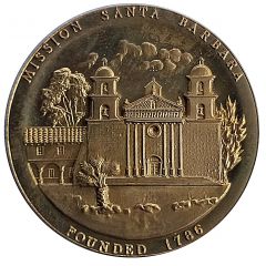 Medal - Mission Santa Barbara