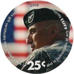 25 Cents - AAFES Gift Certificate 13G25