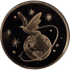 Holiday Greeting Card Medal - Peace, Joy