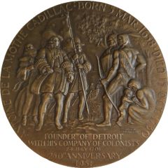Medal - Detroit`s 250th Anniversary Eaton Chemical Co.