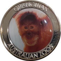 Token - Australian Zoos - Orangutan Promotional Token