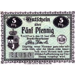 5 Pfennig Stadt-Sparkasse