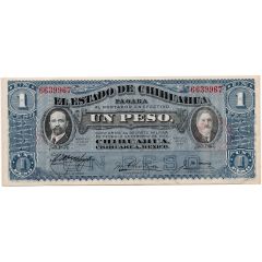 1 Peso El Estado de Chihuahua