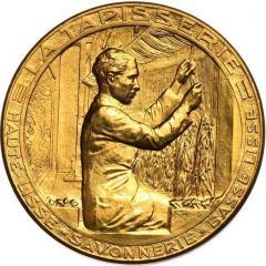 Exposition Internationale à Paris 1937 - Médaille Travail de la tapisserie