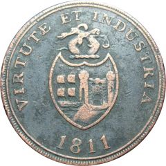 1 Penny Somerset - Bristol / Brass and Copper Company