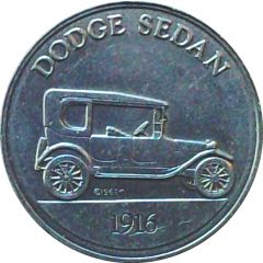 Token - Sunoco Antique Car Coins - Series 1 Dodge Sedan, Instant Winner