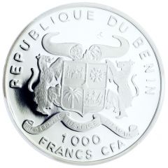 1000 Francs CFA Johannes Gutenberg