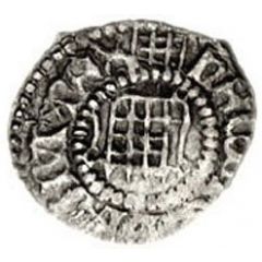 1 Farthing - Henry VIII 1st coinage, London mint