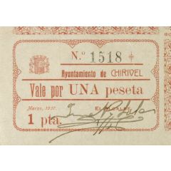 1 Peseta Chirivel