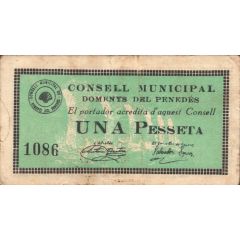 1 Peseta Domenys del Penedès