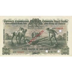 100 Pounds Bank of Ireland