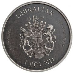 1 Pound Lady Justice, no stars