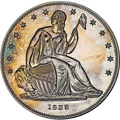 1 Dollar `1838 Gobrecht Dollar` Pattern