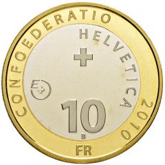 10 Francs Alpine marmot, trial