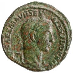 Sestertius - Severus Alexander P M TR P VI COS II P P S C, Pax