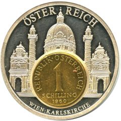 Medal - European Currencies Austria
