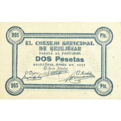 2 Pesetas Benejúzar