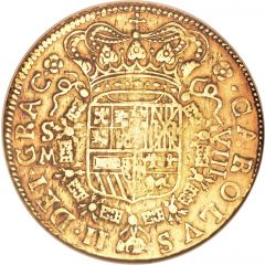 8 Escudos - Carlos II Seville