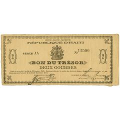2 Gourdes Treasury bond