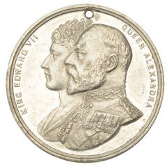 Medal - Edward VII Coronation, Carter, white metal