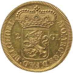 2 Gulden Gold, Piedfort 8 ducat weight, MO ARG