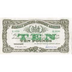 10 Pounds Belfast Banking Company