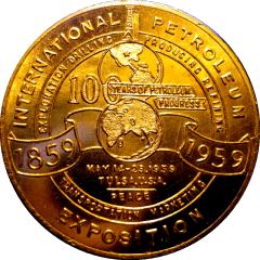 Medallion - 1959 International Petroleum Exposition Tulsa, Oklahoma
