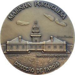 Medal - Cabo Mondego Lighthouse - Directorate of Lighthouses Portuguese Navy