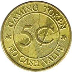 5 Cents Gaming Token - Fannini 777 Slots