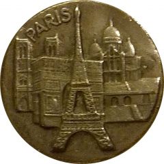 Tourist medal - Paris - 4 monuments