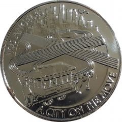 Birthday Dollar - Los Angeles Bicentennial A City on the Move