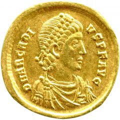 Solidus - Arcadius VICTORIA AVGGG, Sirmium