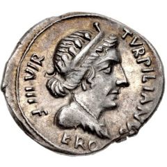 Denarius - Augustus AVGVSTVS CAESAR, Feronia