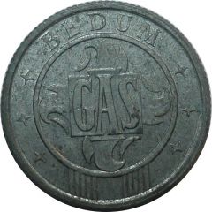 Token - 2 1/2 Cents - Gaspenning Bedum
