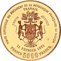 5000 Francs Georges Pompidou - essai